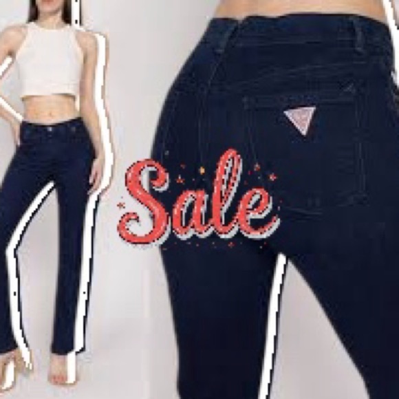 ✨ Guess Dark Blue Skinny Jeans | Classic Fit | Size 25 - Picture 1 of 7